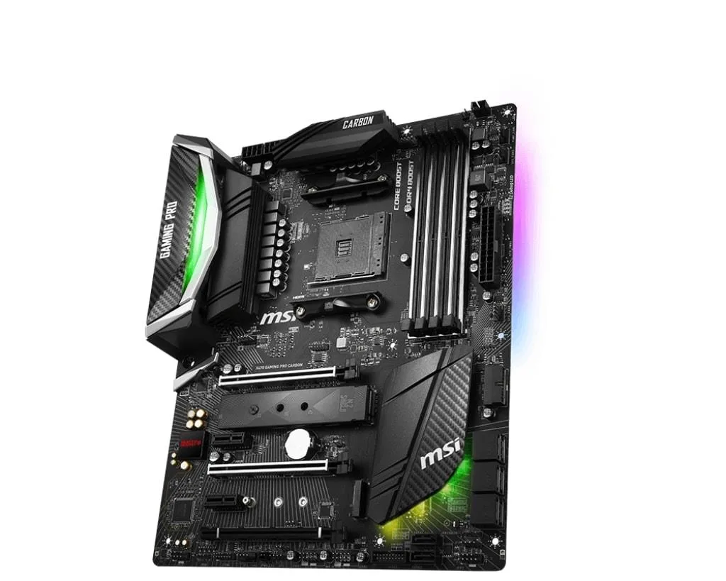 MSI MSI X470 GAMING PRO CARBON AM4 SATA 6Gb/s USB 3.1 HDMI AMD motherboard — product photo