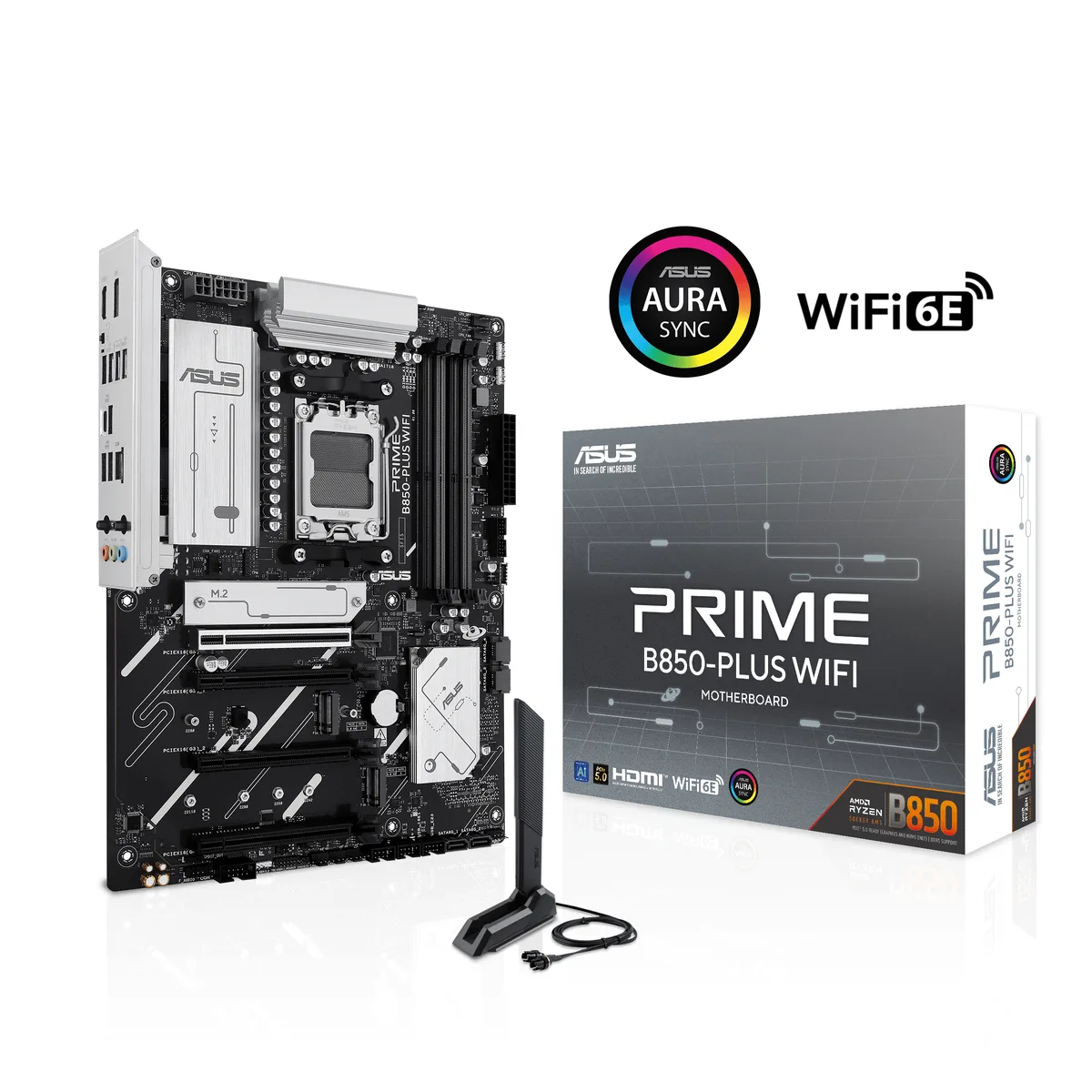 ASUS ASUS PRIME B850-PLUS WIFI AMD motherboard — product photo