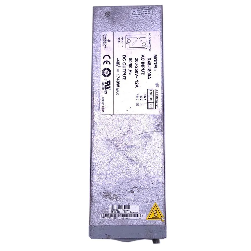 Rectangular ATX power supply module in metal casing, labelled 48V 30A 1748W