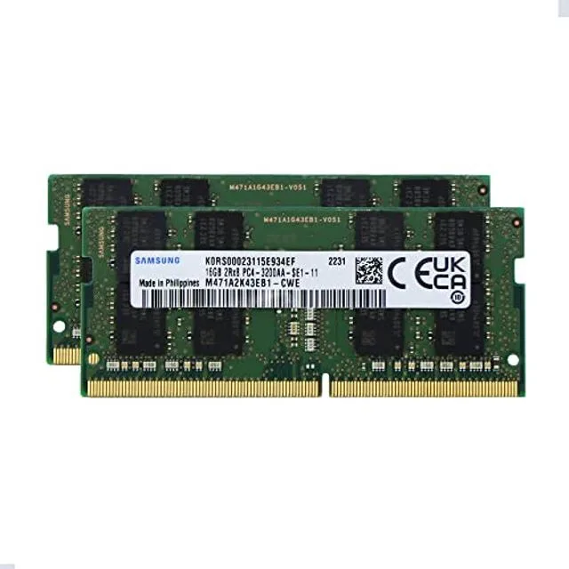 SAMSUNG SAMSUNG 32GB (2x16GB) DDR4 3200MHz CL22 1.2V SODIMM laptop RAM M471A2K43EB1-CWE — foto produk