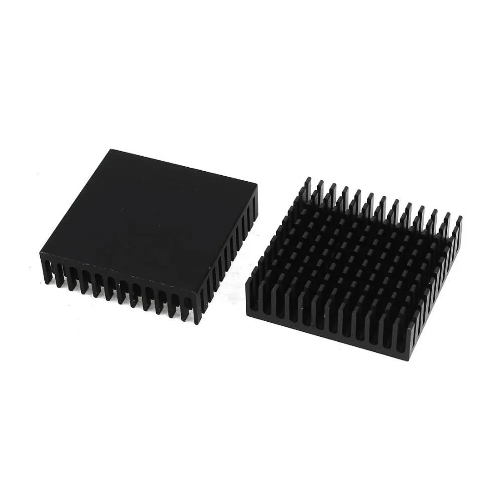EN-Labs EN-Labs 2pcs Black 40x40x11mm Aluminium Heatsink DIY Cooling — product photo