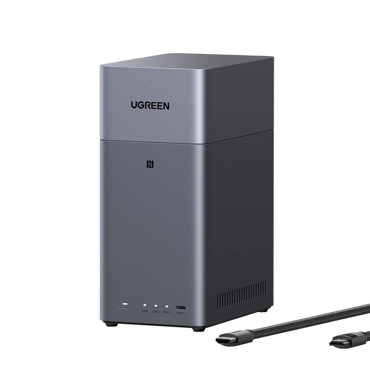 Ugreen Group Limited Ugreen Group Limited DH2300 NAS 2-Bay Rockchip RK3576 8-Core 2.2 GHz 4GB LPDDR4X — product photo
