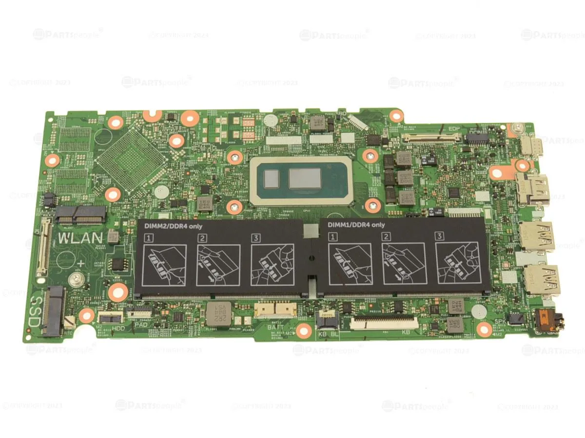 DELL DELL Inspiron 5480 5580 Motherboard Core i3-8145U 2.1GHz X3N60 — photo du produit