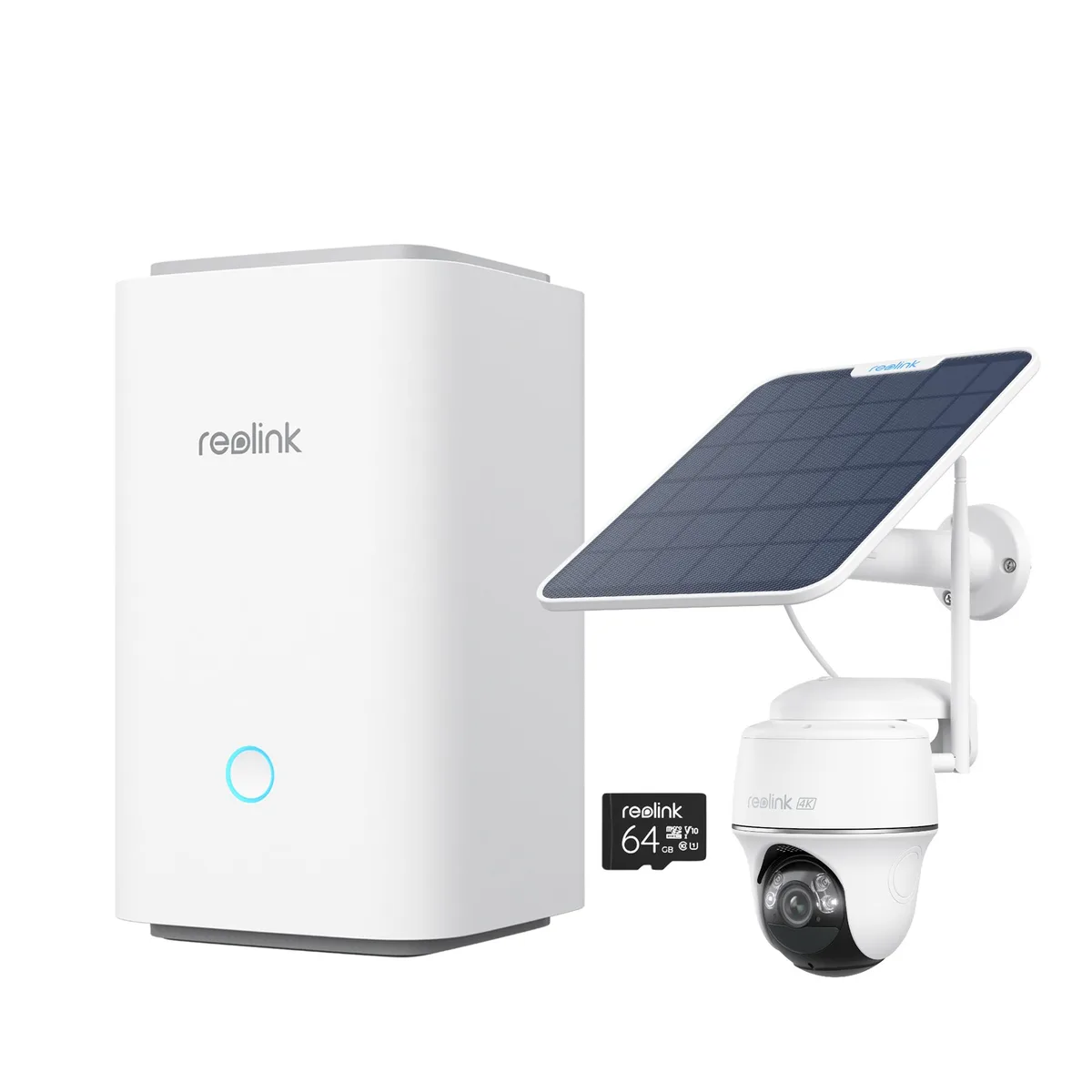 Reolink Reolink Home Hub with Argus PT Ultra 4K Pan&amp;Tilt Solar Camera White — product photo