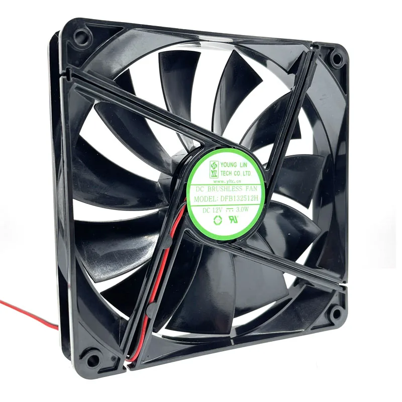 SXDOOL SXDOOL 135mm Case Fan 1800 RPM Dual Ball Bearing 2 Pin — product photo