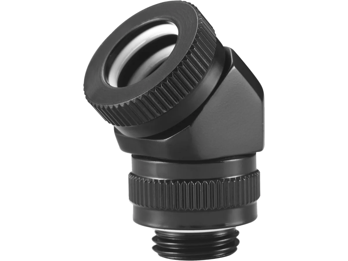 Phanteks Phanteks PH-RA45_BK12 12mm hard tube rotary fitting 45° diy cooling — product photo