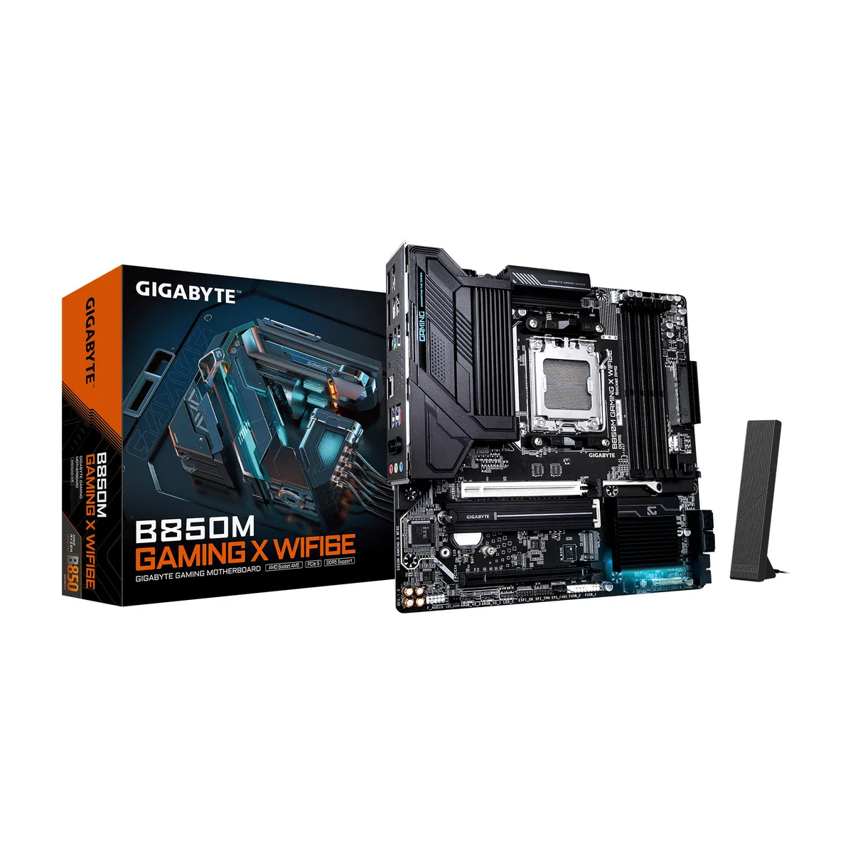 GIGABYTE GIGABYTE B850M GAMING X WF6E AMD motherboard — product photo