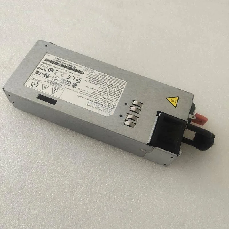 Rectangular ATX power supply unit in matte black finish