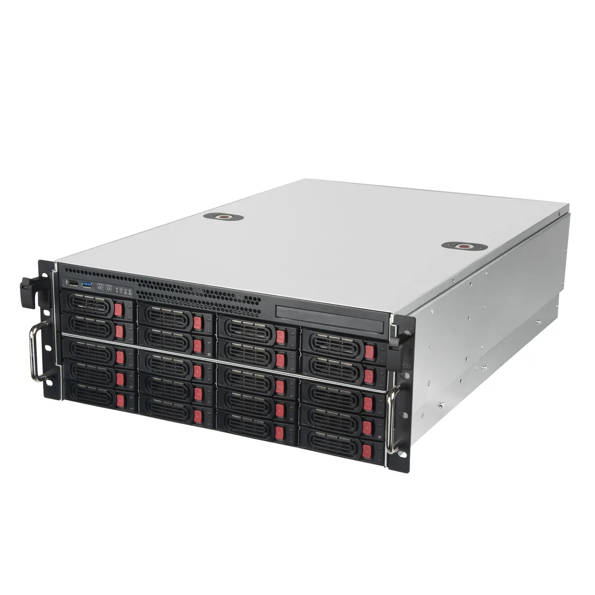 Silverstone Silverstone RM43-320-RS 4U 20-bay server chassis — product photo