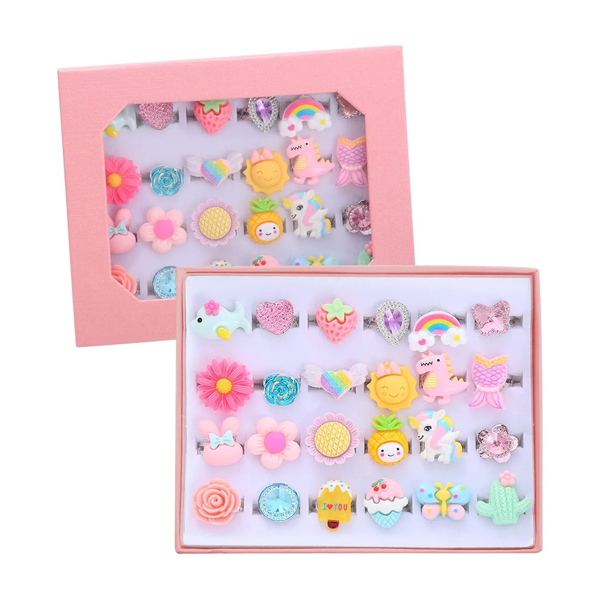 PASEMM PASEMM-01 24pcs Adjustable Ring Set 15.5mm — صورة المنتج