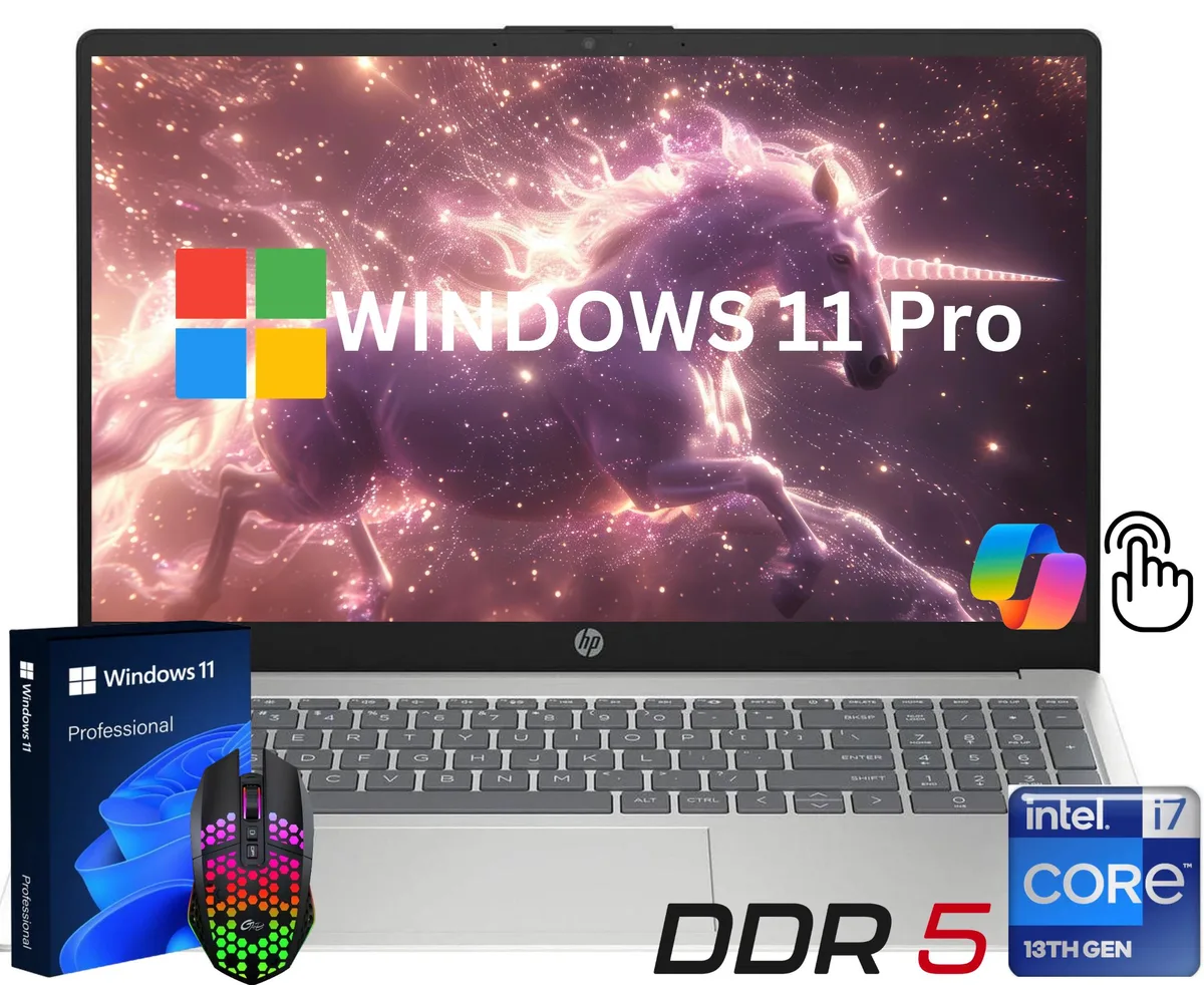 HP HP 15.6" TouchScreen Laptop i7-1355U 16GB DDR5 1TB SSD Windows 11 Pro — photo du produit