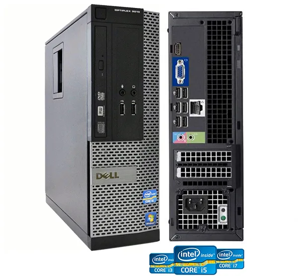 DELL DELL OptiPlex 3010 SFF i3-3220 3.30GHz 4GB DDR3 1TB HDD DVD-RW Windows 10 Pro desktop PC — photo du produit