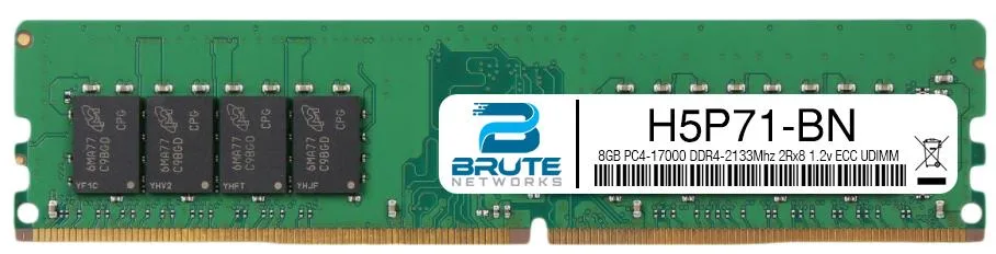 Green 288-pin DDR4 UDIMM with black memory chips and silver contacts