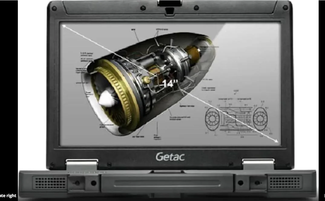 Getac, Inc Getac, Inc S400 G2 laptop 14" 1366x768 Intel Core i5-3320M 2.6GHz 8GB DDR3 128GB SSD Windows 10 Pro — product photo