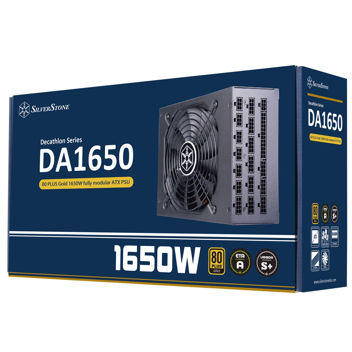 SilverStone Technology Co Ltd SilverStone Technology DA1650 1650W Fully Modular ATX Power Supply — product photo