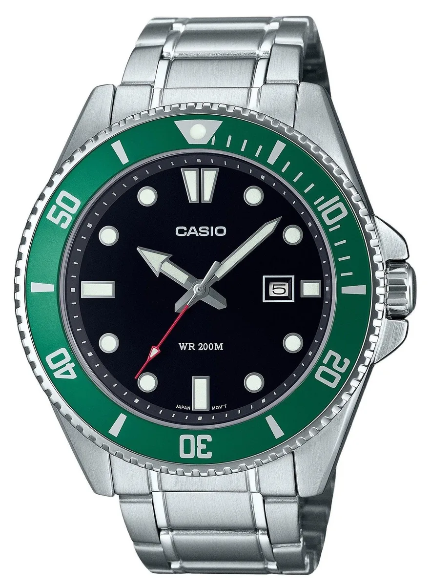 CASIO CASIO MDV-107D-3 200M Black Dial Quartz Watch — product photo