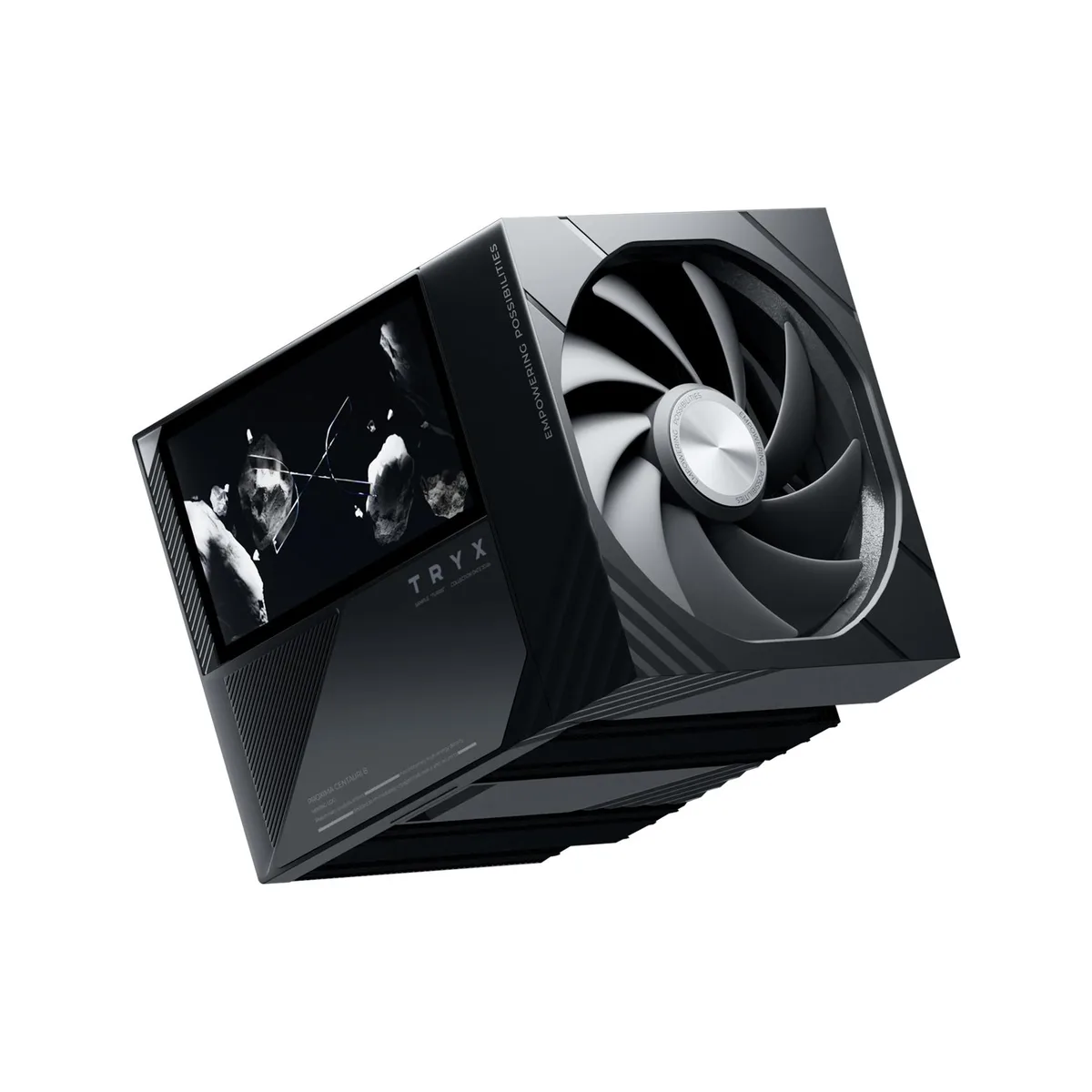 TRYX TRYX H-T620N-DM2M-G0K TURRIS 620 CPU cooler 5.0" IPS display 280W TDP — photo du produit