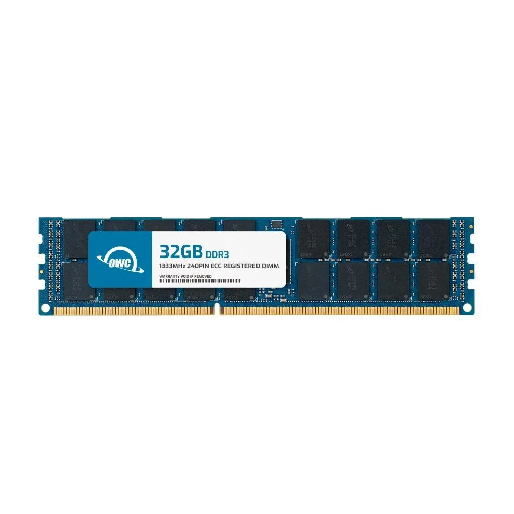 OWC OWC 32GB DDR3L 1333 PC3L-10600 CL9 4Rx4 240-pin 1.35V ECC Registered RDIMM server RAM — photo du produit