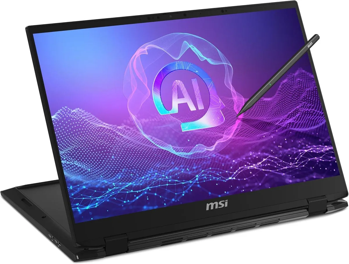 MSI MSI Summit A16 AI+ 2025 16 QHD+ 165Hz 2-in-1 AMD Ryzen AI 9 365 32GB 1TB NVMe Ink Black — 商品照片