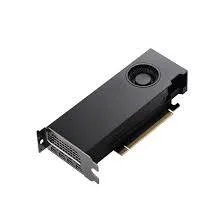 NVIDIA RTX A2000 12GB graphics card in retail box with low-profile bracket attached and full-height bracket loose