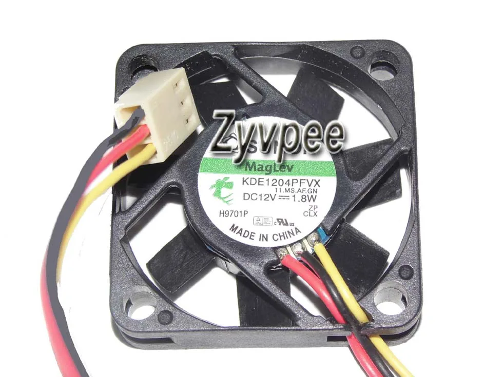 Zyvpee Zyvpee KDE1204PFVX 11.MS.AF.GN 40mm 12V 1.8W 3-pin case fan — foto do produto