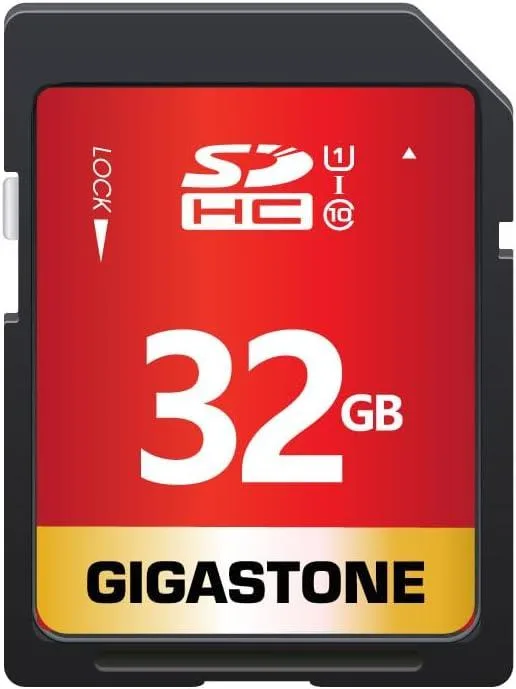 Gigastone Corporation Gigastone Corporation Full HD Video 32GB SDHC UHS-I U1 Class 10 memory card — Produktfoto
