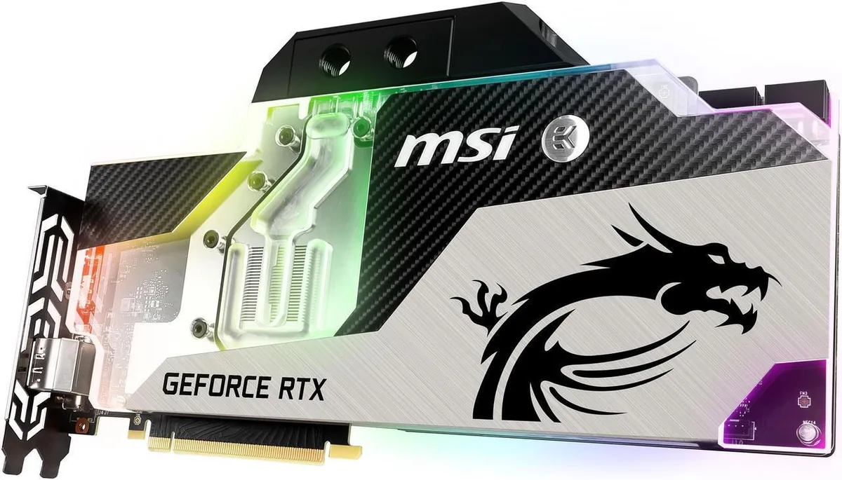 MSI MSI GeForce RTX 2080 SEA HAWK EK X graphics card — photo du produit