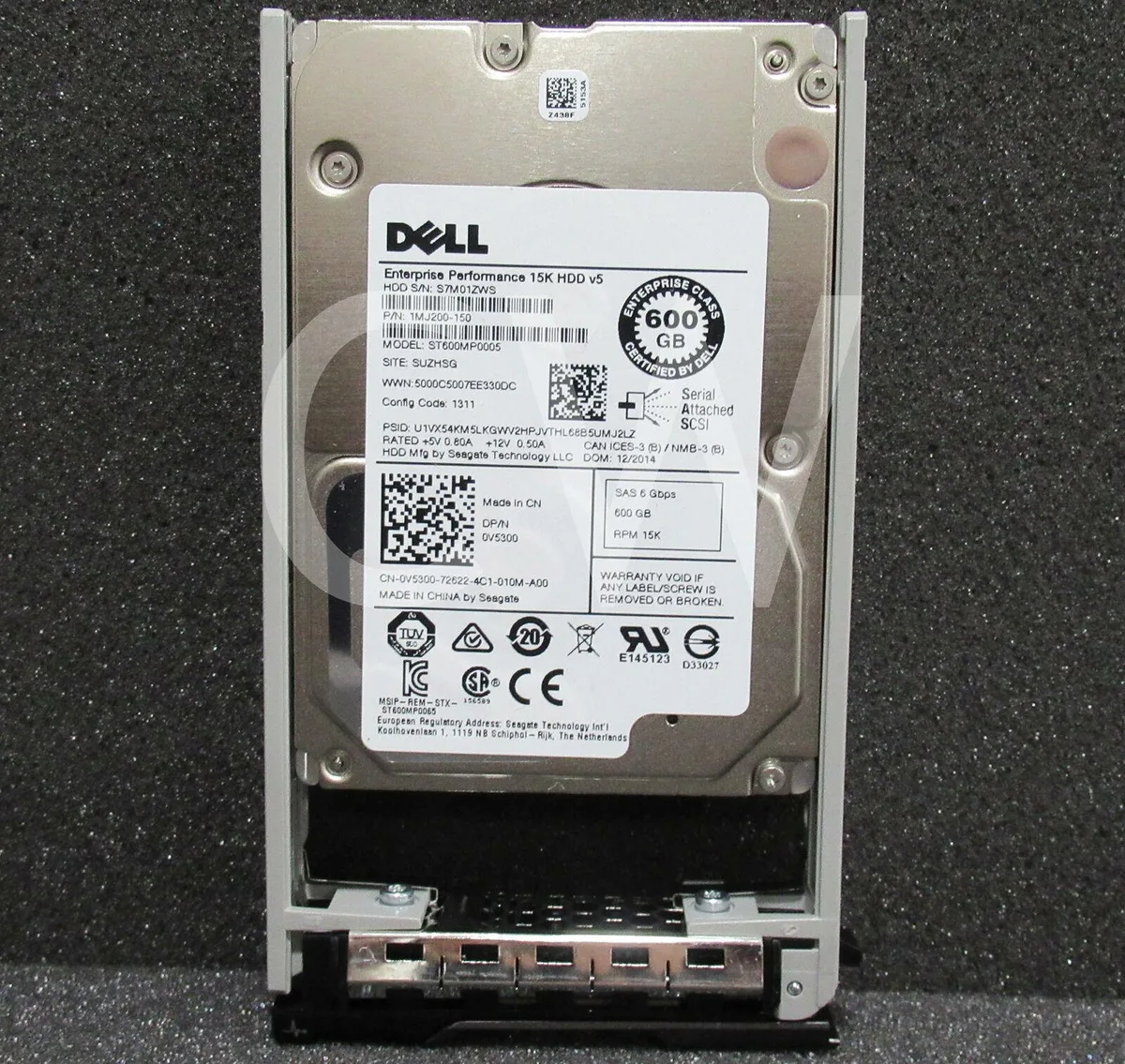 DELL DELL ST600MP0005 600GB 15K RPM SAS 2.5" 128MB internal hard drive — termékfotó