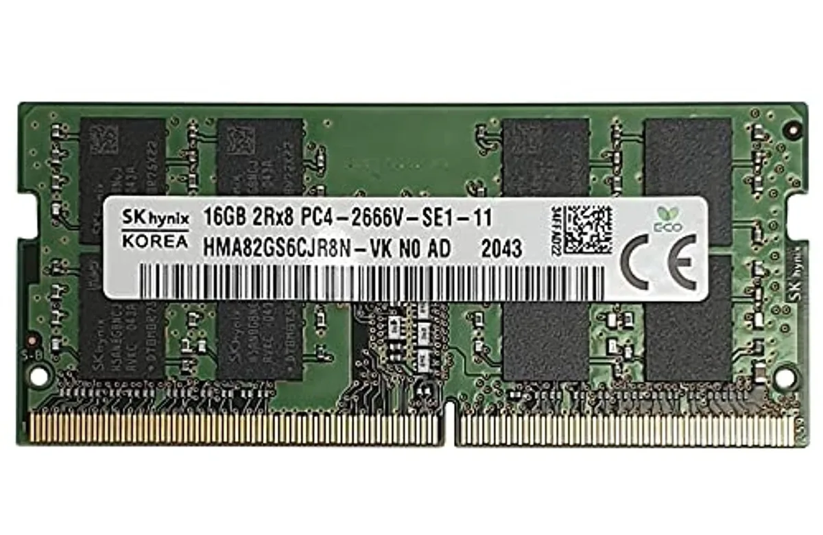 Hynix Hynix HMA82GS6CJR8N-VK 16 GB 2Rx8 PC4-2666V-S desktop RAM — photo du produit