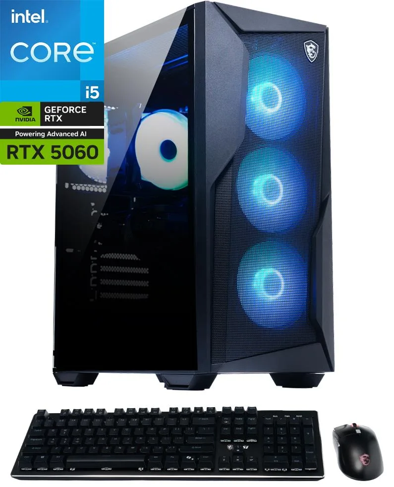 MSI MSI Codex R2 B14NVL5-693US gaming PC i5-14400F RTX 5060 8GB 16GB DDR5 1TB NVMe — photo du produit