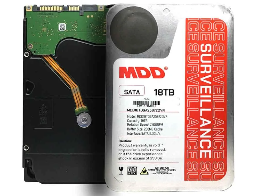 MaxDigitalData MaxDigitalData MDD18TSATA25672DVR 18TB 7200 RPM 256MB Cache SATA 6.0Gb/s 3.5" internal hard drive — toote foto