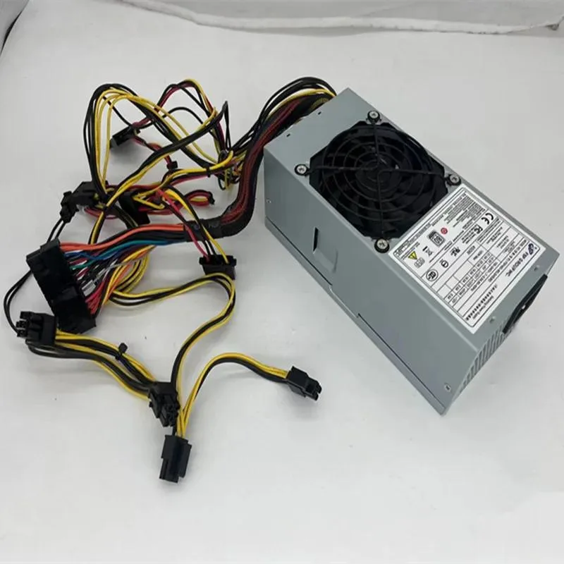 Silver rectangular TFX power supply unit with 24-pin connector and 450W label