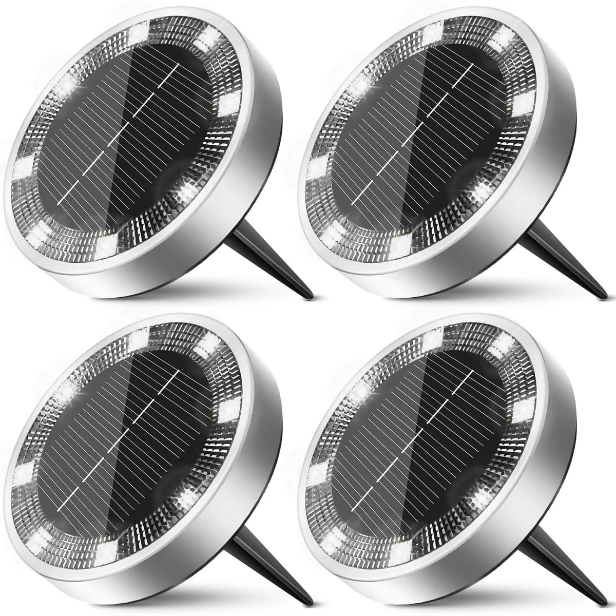  inkgear GS28 4 Pack Solar Ground Lights 3200 Lumens IP65 — termékfotó