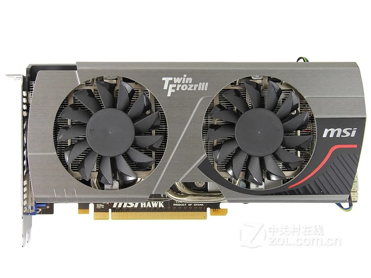 MSI MSI N560GTX-Ti Hawk graphics card 1GB GDDR5 — preces foto