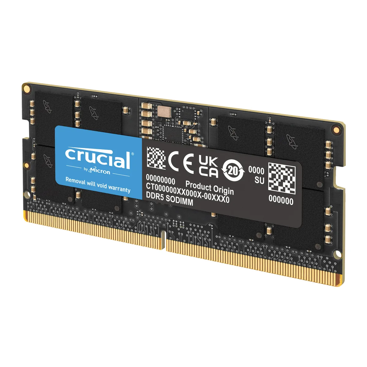 Crucial Crucial CT64G56C46S5 64GB DDR5 5600 CL46 laptop RAM — photo du produit