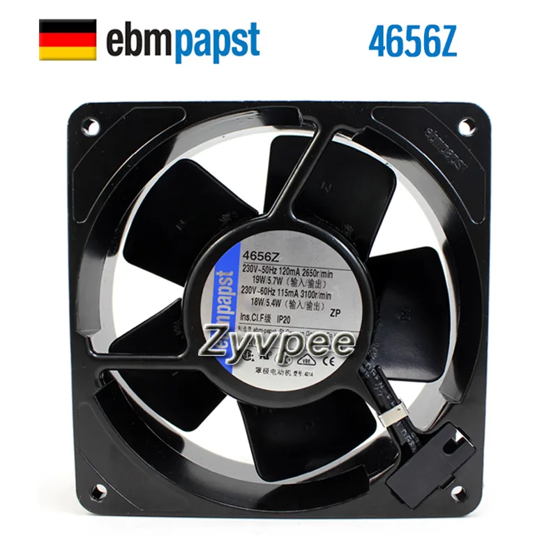 Zyvpee Zyvpee 4656Z 120x38mm 230V AC 2-pin axial case fan — ภาพสินค้า