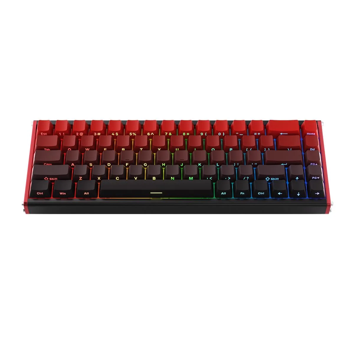 Ajazz Ajazz ALUX68 Gradient Red Magnetic Grain Switch Gaming Keyboard — product photo