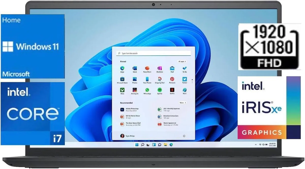 DELL Dell Inspiron 3530 laptop i7-1255U 16GB 1TB FHD 15.6 — product photo