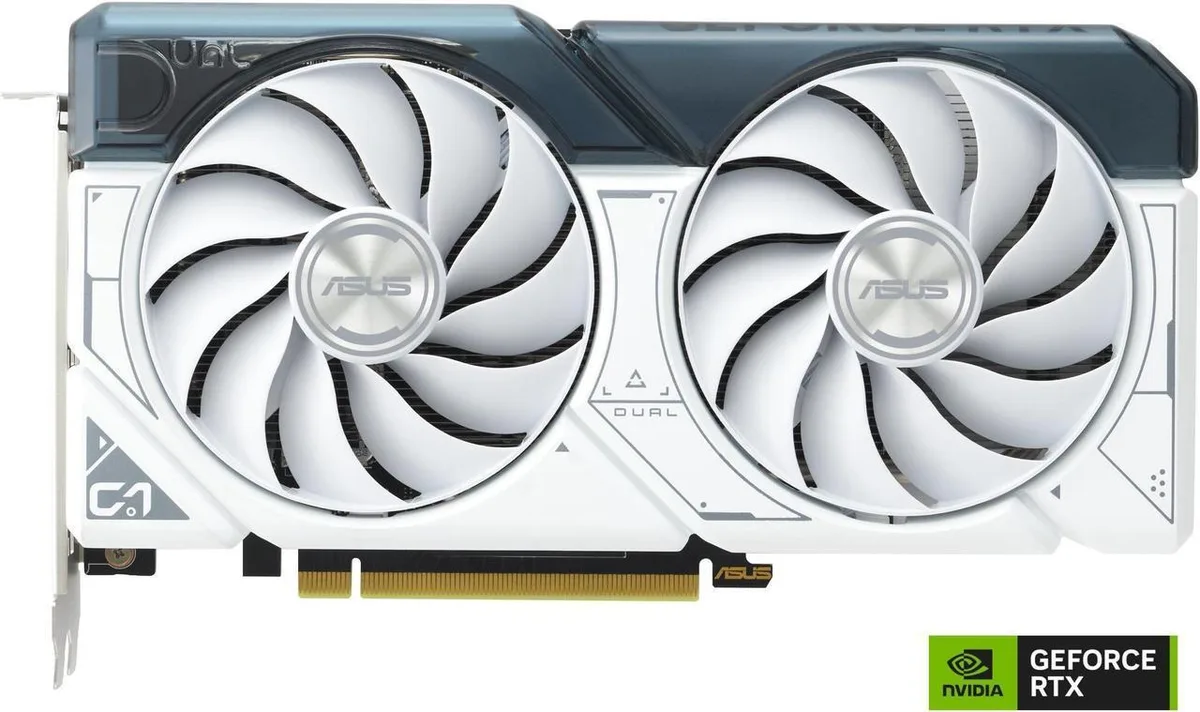 ASUS ASUS Dual GeForce RTX 4060 White Edition 8GB graphics card — toote foto