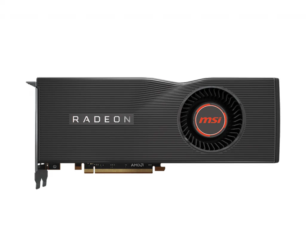 MSI Radeon RX 5700 XT graphics card with single fan cooler