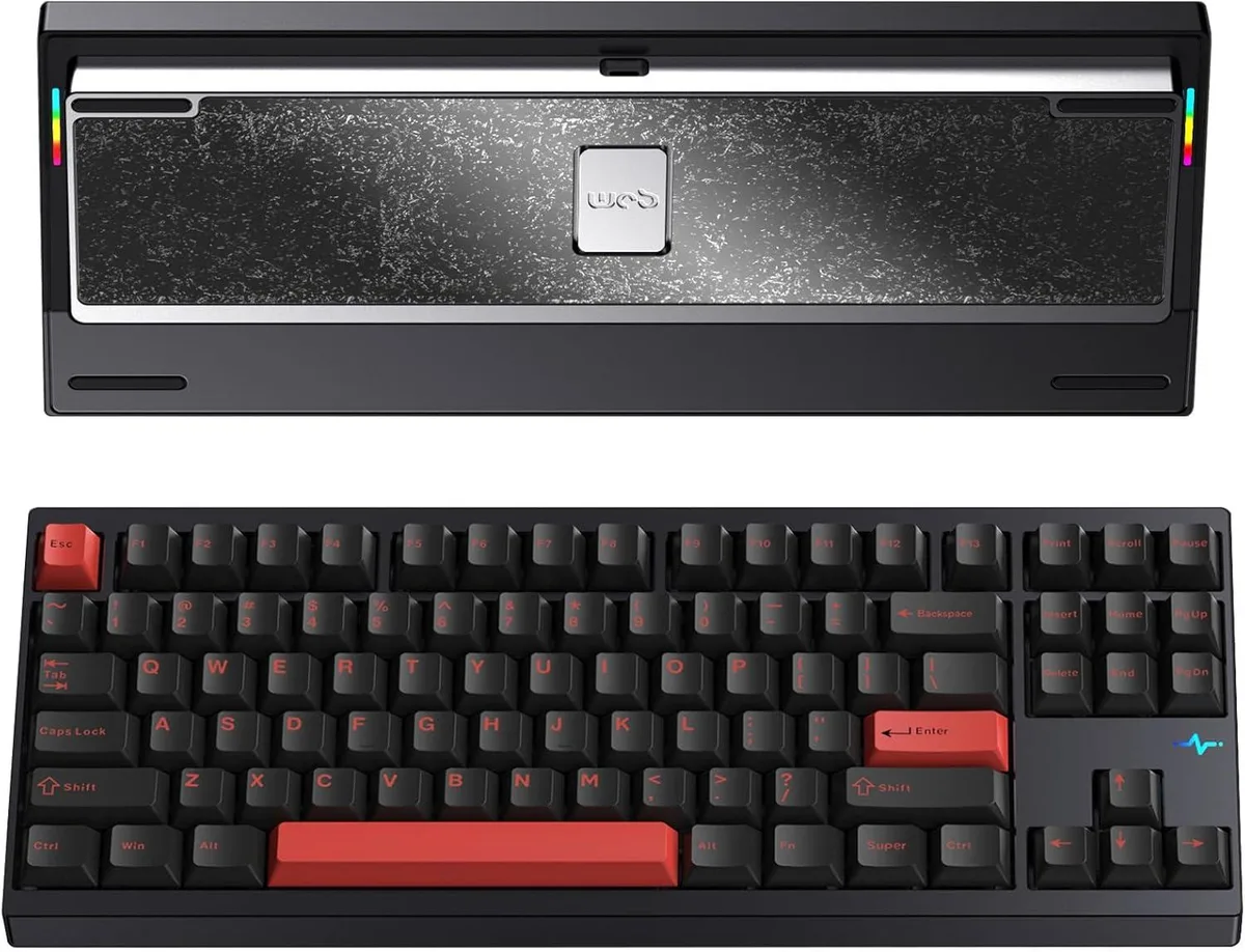 BFKK BFKK CRUSH80 RGB Gaming Keyboard Aluminum 80 2.4 6063 7500mAh Black — product photo