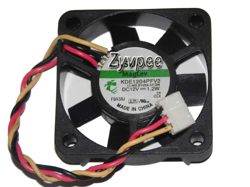 Zyvpee Zyvpee KDE1204PFV2 40mm 12V 1.2W 3-pin case fan — תמונת המוצר