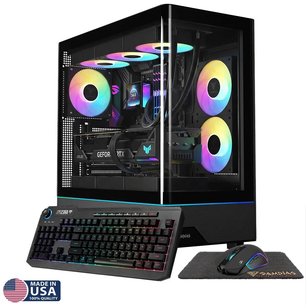 Gigatech Gaming Gigatech Gaming Omega 3 Gaming PC Ryzen 7 9700X RTX 5070 16GB DDR5 2TB — product photo