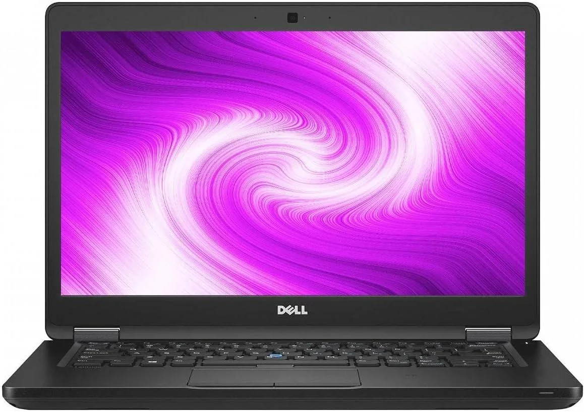 Silver Dell Latitude 5480 14.0 inch laptop, minor cosmetic wear