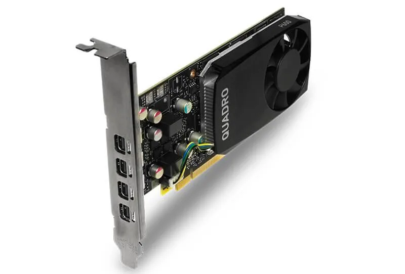 PNY Technologies, Inc. PNY Technologies, Inc. Quadro P600 2GB GDDR5 workstation graphics card with long bracket — Produktfoto