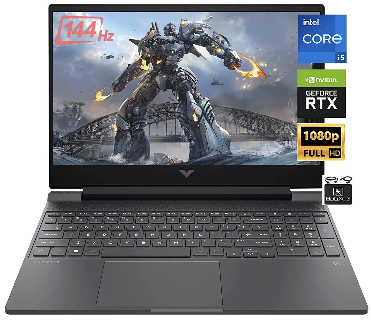 HP HP Victus 15.6 FHD 144Hz i5-12450H GTX 1650 8GB 512GB gaming laptop — product photo
