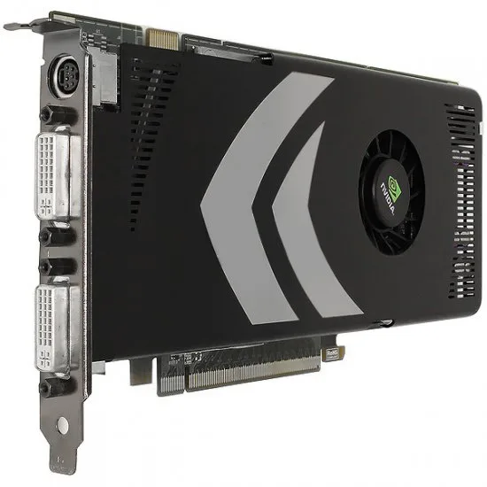 NVIDIA NVIDIA GeForce 9800 GT 512MB GDDR3 workstation graphics card — Produktfoto