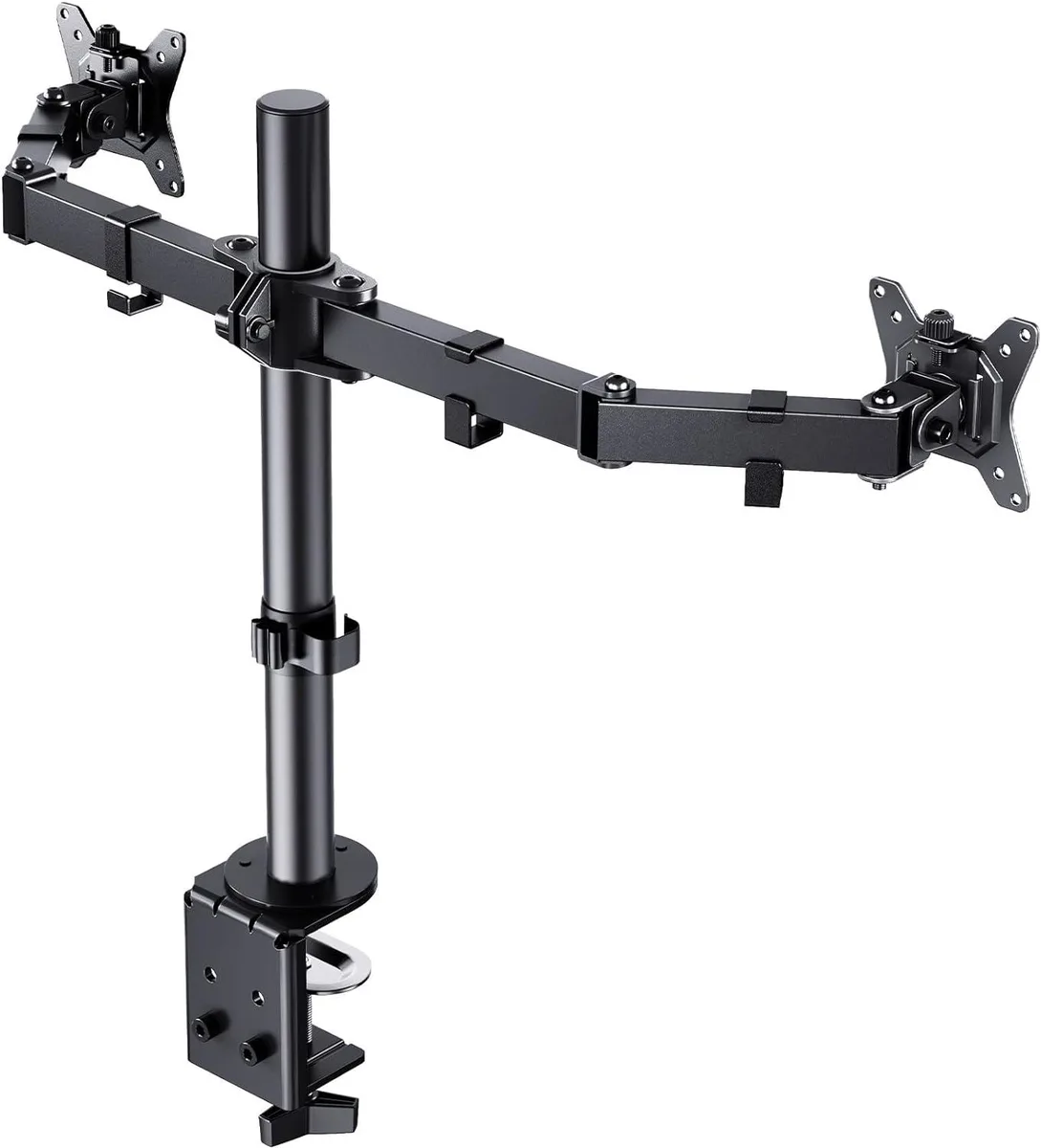 BFKK BFKK Dual Monitor Arm 2×32″ 17.6 lb VESA 75/100 Black — תמונת המוצר