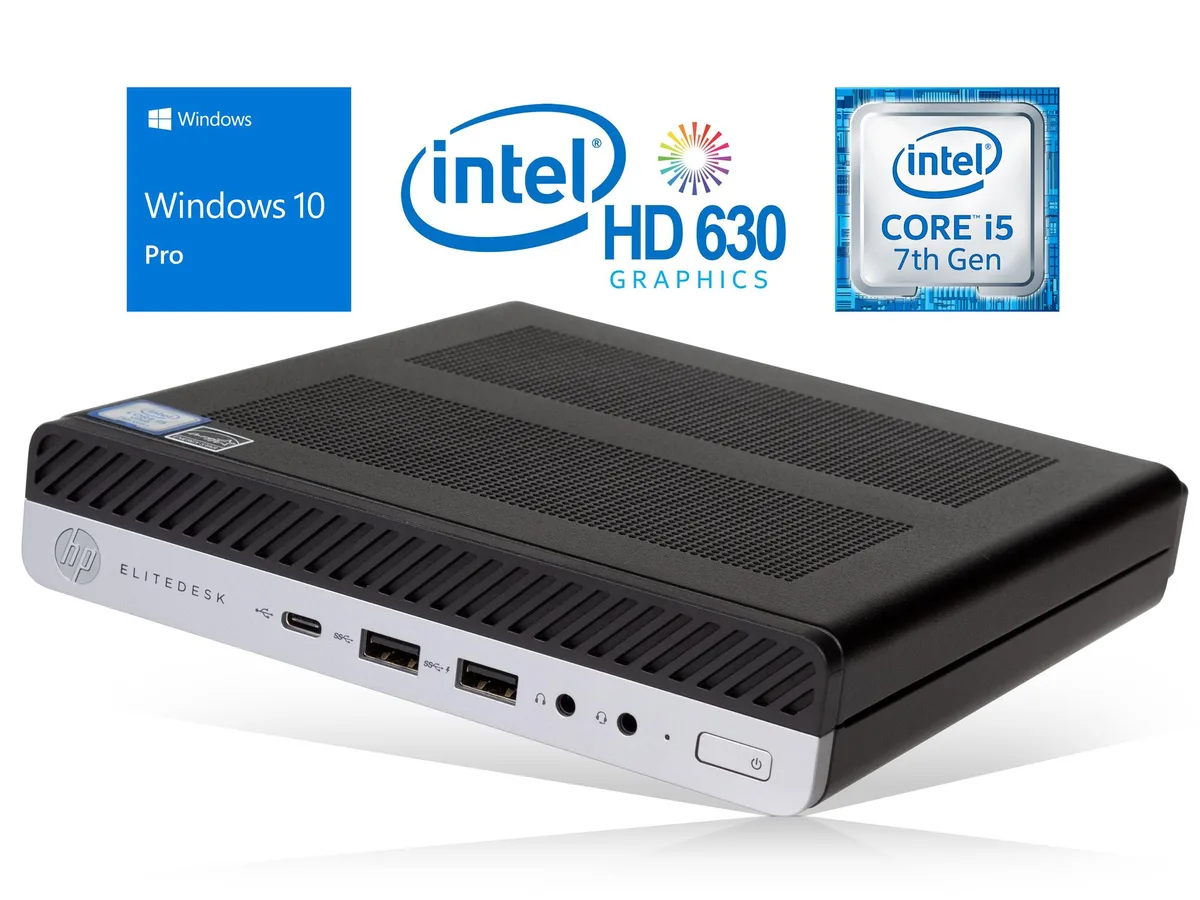 HP HP EliteDesk 800 G3 Mini desktop PC i5-7500 16GB 512GB NVMe + 1TB HDD — termékfotó