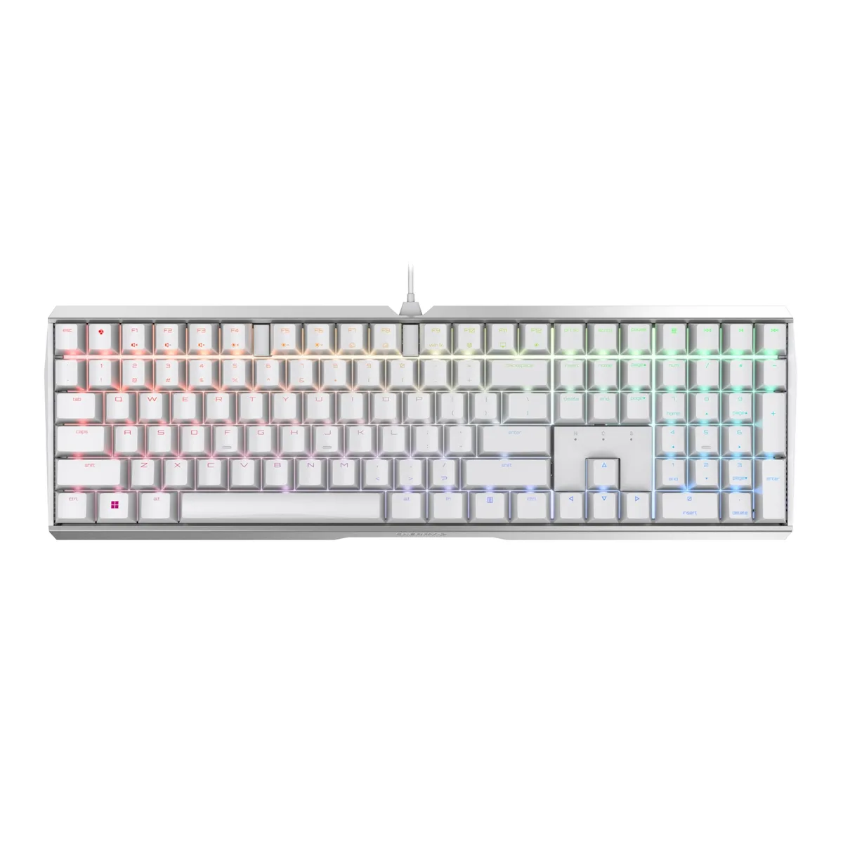CHERRY MX Board 3.0S Mechanical Gaming Keyboard MX RED White — 商品写真